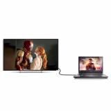 Cáp chuyển đổi HDMI đầu đực + USB 2.0 đầu đực (hỗ trợ nguồn) sang Displayport đầu cái hỗ trợ 4K dạng cáp dẹt dài 50cm UGREEN MM107 40238 (