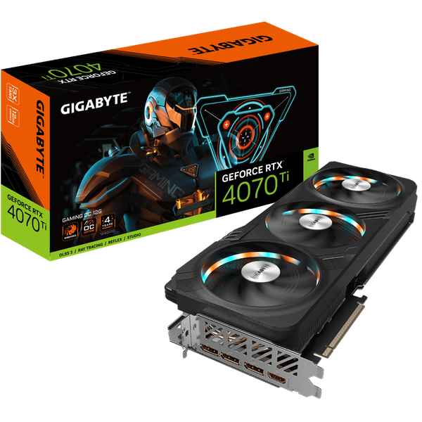VGA GIGABYTE GEFORCE RTX 4070 TI GAMING OC 12GB GDDR6X (GV-N407TGAMING)