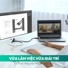 Cáp chuyển đổi DisplayPort sang HDMI UGREEN DP101 hỗ trợ 1080p, 1m-5m