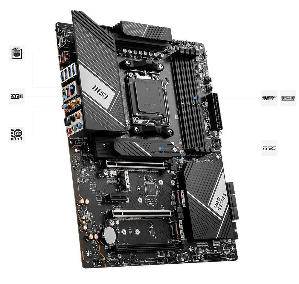 Mainboard MSI Pro X670-P Wifi DDR5