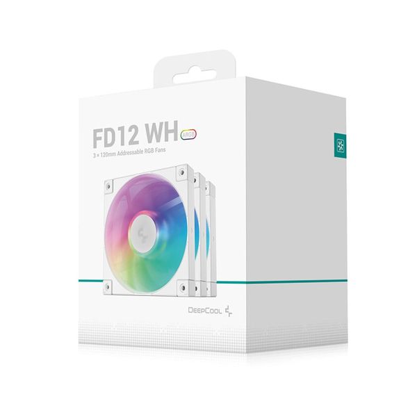 Fan Case Deepcool FD12 WH ARGB (3 in 1) - White