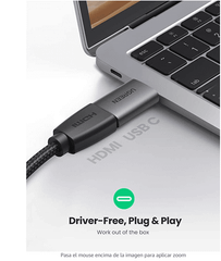 Đầu chuyển Type C sang HDMI UGREEN 70450 – Độ phân giải 4K @ 60HZ