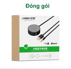 Bộ nhận Bluetooth 4.2 UGREEN CM125 – Sử dụng trên xe hơi hỗ trợ công nghệ chuẩn âm thanh aptX