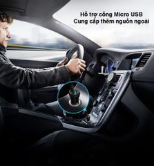 Bộ nhận Bluetooth 4.2 UGREEN CM125 – Sử dụng trên xe hơi hỗ trợ công nghệ chuẩn âm thanh aptX