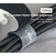 Dây dán Velcro UGREEN LP124 Tiện dụng màu xám, không xù lông – Hàng phân phối chính thức