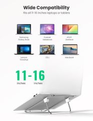 Giá đỡ laptop UGREEN LP230 – Khung gấp gọn, thiết kế siêu nhẹ – Dễ dàng điều chỉnh độ cao
