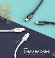 Cáp sạc nhanh IPhone Type C 18W truyền dữ liệu  UGREEN US171