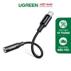 Cáp chuyển Lightning sang 3.5mm UGREEN US211 cáp Iphone sang 3.5mm