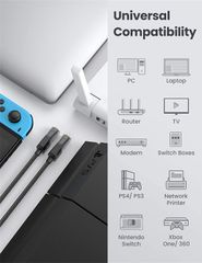 Cáp mạng Cat6 UGREEN NW135 – Truyền dữ liệu lên đến 1000Mbps