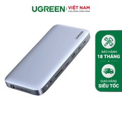 Bộ chuyển đổi Thunderbolt 3 (Type-C) 10 trong 1 UGREEN CM355 Cổng 120W DC Docking USB – Khả năng tương thích rộng