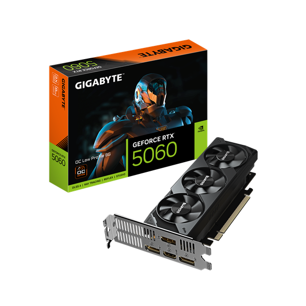 Vga Gigabyte GeForce RTX 5060 OC Low Profile 8G (GV-N5060OC-8GL)