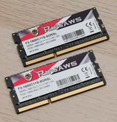 Ram Laptop G.Skill Ripjaws DDR3L 8GB 1600MHz 1.35v F3-1600C11S-8GRSL