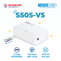 Switch Totolink 5P 10/100Mbps S505 V5