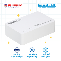 Switch Totolink 5P 10/100Mbps S505 V5