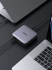 Sạc nhanh GaN 200W Ugreen CD271 4 cổng USB-C, 2 cổng USB-A
