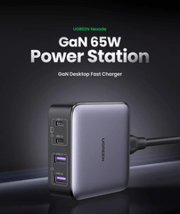 Sạc nhanh GaN 65W Ugreen CD327 2C2A