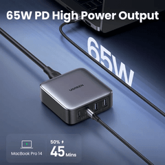 Sạc nhanh GaN 65W Ugreen CD327 2C2A