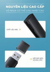 Đầu đọc thẻ nhớ UGREEN CM264 Đọc thẻ SD/TF chuẩn USB 2.0 – Tốc độ truyền 480Mbps Hỗ trợ tối đa lên đến 512GB