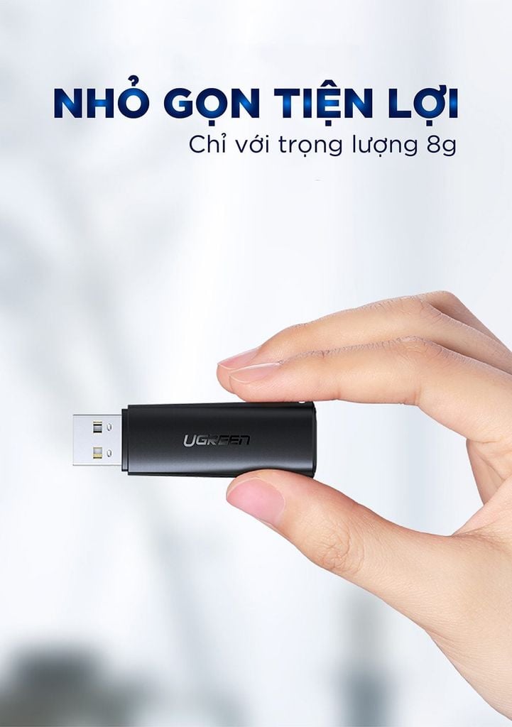 Đầu đọc thẻ nhớ UGREEN CM264 Đọc thẻ SD/TF chuẩn USB 2.0 – Tốc độ truyền 480Mbps Hỗ trợ tối đa lên đến 512GB