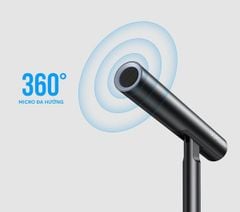 Micro để bàn UGREEN 10934 – Loại 360 độ thu đa hướng – Loại bỏ tạp âm tốt, âm thanh vòm 350 độ – Đế silicon chống xước, bám tốt mặt bàn