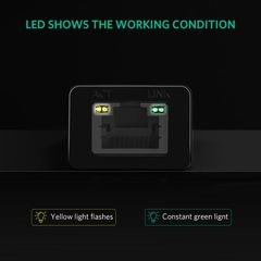 Cáp chuyển Type C sang đầu mạng UGREEN US236 Đầu mạng Ethernet RJ45 Gigabit tốc độ mạng 1000 Mbps, khả năng tương thích rộng