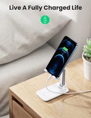 Giá đỡ điện thoại UGREEN LP373 – Thiết kế gấp gọn, mặt đệm silicon chống trầy xước