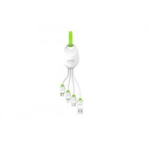 CÁP SẠC ĐIỆN THOẠI 3IN1 CỔNG USB RA 3 CỔNG TYPE-C/LIGHTNING/MICRO LC95 LDNIO