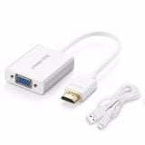 Bộ chuyển tín hiệu HDMI sang VGA kèm theo âm thanh dài 15CM UGREEN MM102 40212