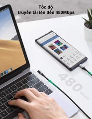 Cáp sạc nhanh PD60W UGREEN US255 – Đầu bẻ vuông góc, sạc nhanh QC 3.0 dòng 3A