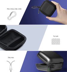 Hộp đựng phụ kiện UGREEN 40816 – Chống sốc chống nước, dây kéo kèm móc khóa bền bỉ