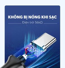 Cáp sạc nhanh và truyền dữ liệu Type C UGREEN US184