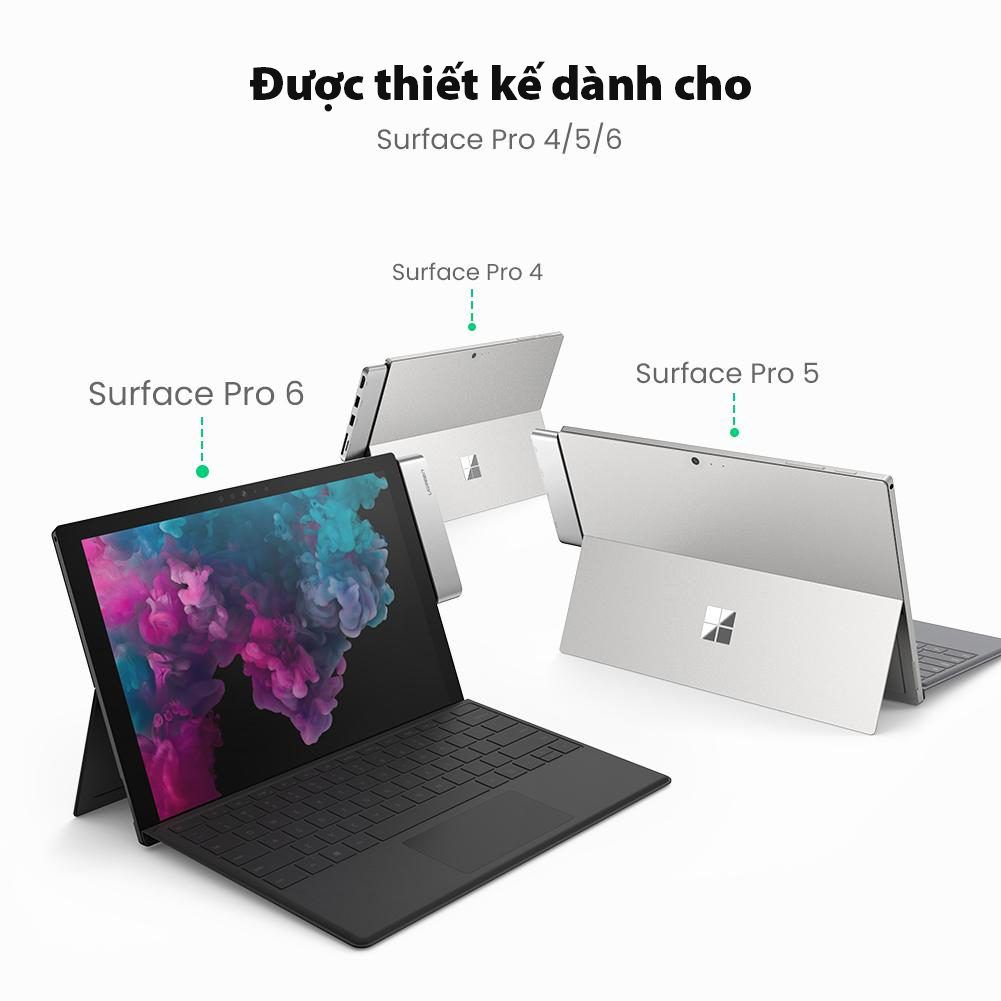 Hub chuyển đổi Surface Pro UGREEN CM273 – Chuyển sang HDMI/USB 3.0/SD/TF