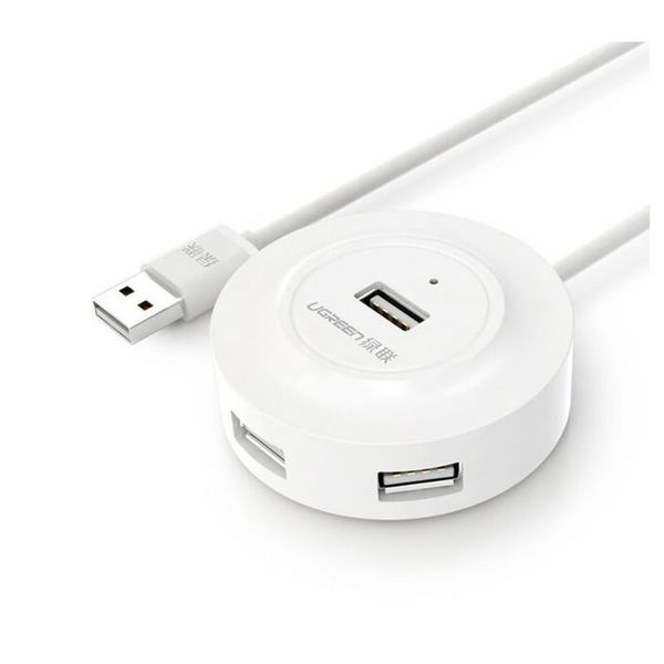 Hub USB Ugreen chia 1 cổng USB2.0 ra 4 cổng USB tốc độ cao CR106