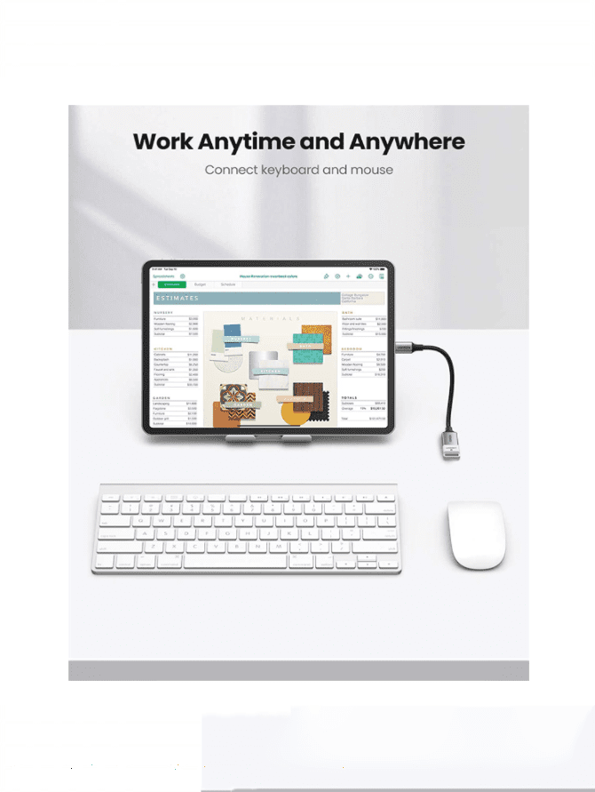 Bộ chuyển đổi USB type C sang USB 3.0 hỗ trợ OTG Ugreen US378