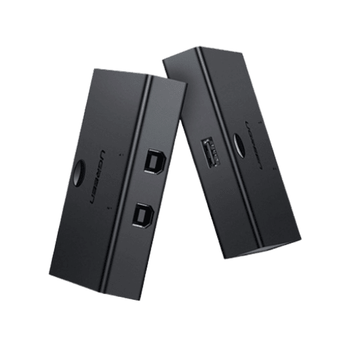Switch chi sẻ 2 máy tính chung 1 máy in Ugreen 30345