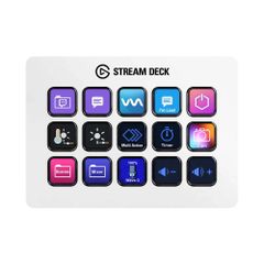 Thiết bị Stream Elgato Gaming StreamDeck StreamDeck MK.2 White 15 Phím Lập Trình  10GBA9911