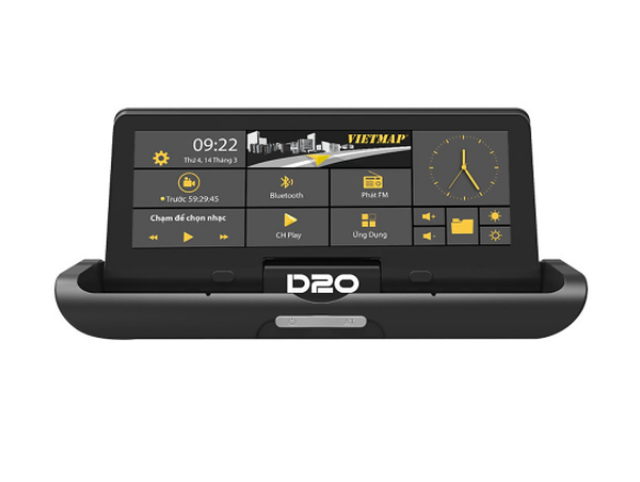 Camera Hành Trình Ô tô Kép VIETMAP D20 Phiên Bản Màn Hình Dẫn Đường Tablo Tự Động Gập Giám Sát Hành Trình