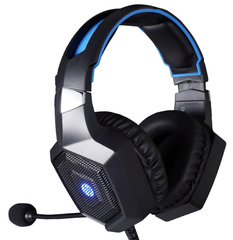 Tai nghe 7.1 chuyên game HP H320GS led xanh blue - âm thanh stereo cực chuẩn (Đen)