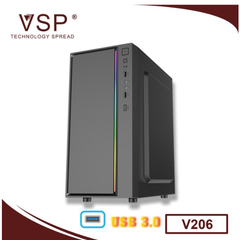 Case VSP V207 (mATX) Có Sẵn LED RGB/USB 3.0