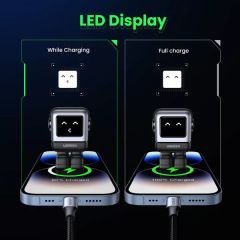 Sạc nhanh 30W Ugreen RoboGaN Mini CD359 hình robot, 1 cổng Type C, 30W