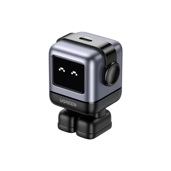Sạc nhanh 30W Ugreen RoboGaN Mini CD359 hình robot, 1 cổng Type C, 30W