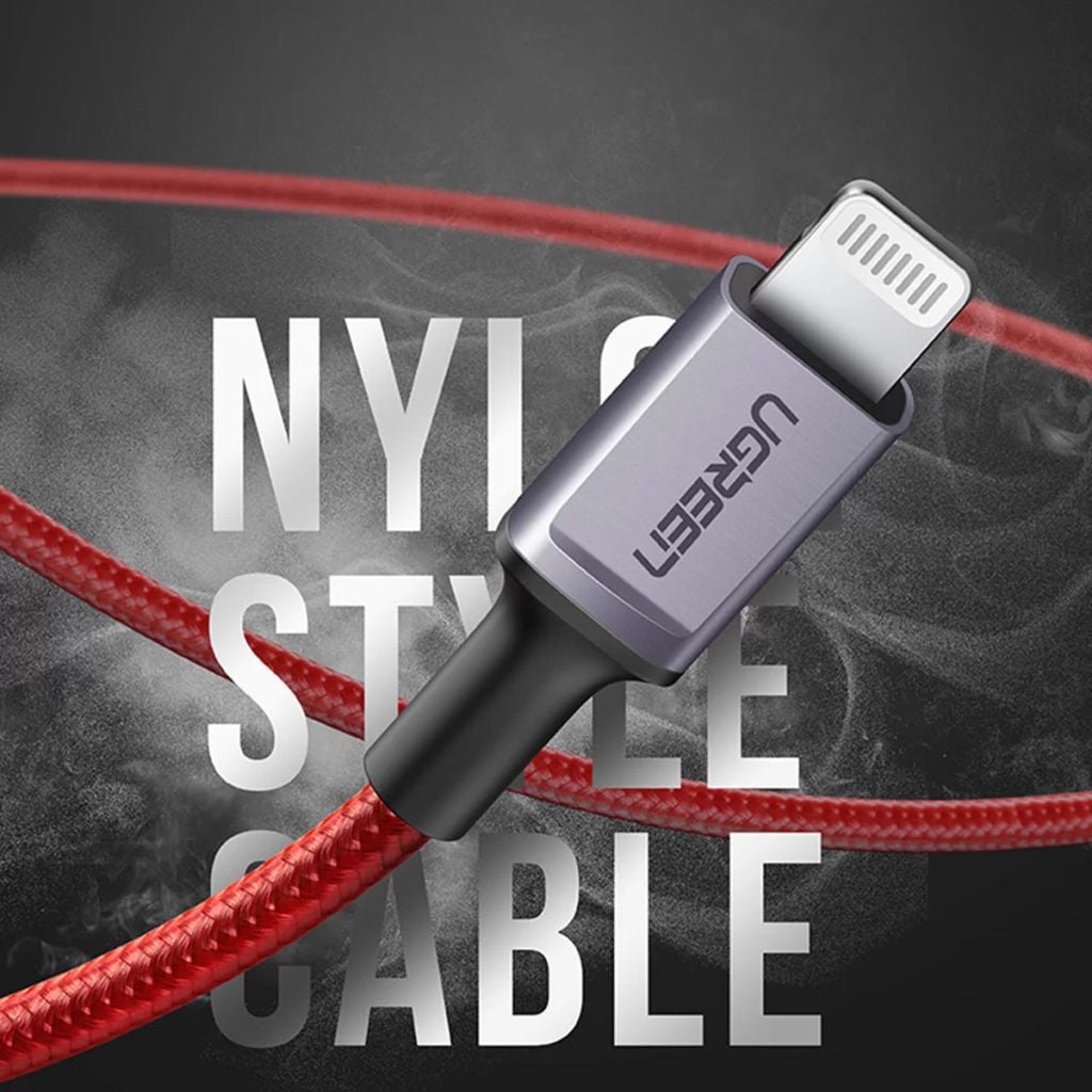 Cáp sạc nhanh Lightning Ugreen US298 – Sạc Nhanh, Truyền Dữ Liệu, 1M