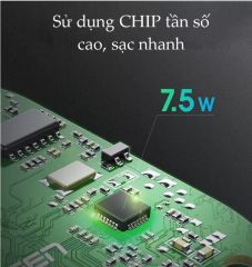Sạc không dây trên ô tô UGREEN CD157 Cắm khe gió điều hòa trên xe hơi dùng cho màn hình từ 4.7-6.2 inch như iPhone 8/X/samsung galaxy S9+…