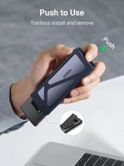 Vỏ đựng ổ cứng SSD M.2 B-Key & M+B Key NVME/PCIE GEN2 tốc độ 10Gbps Ugreen 70691 cao cấp (Max 2TB) – Hàng Chính Hãng