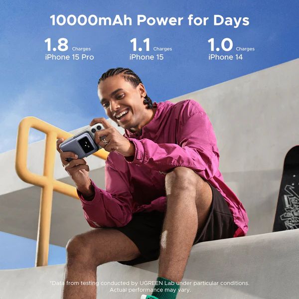Pin Sạc Dự Phòng Không Dây Từ Tính 10000mAh UGREEN PB752