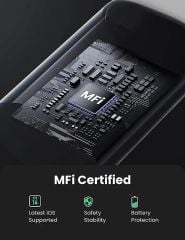 Cáp sạc nhanh Iphone USB-C to Lightning Ugreen US532 chuẩn MFi, dài 1m, Sạc & Đồng bộ dữ liệu