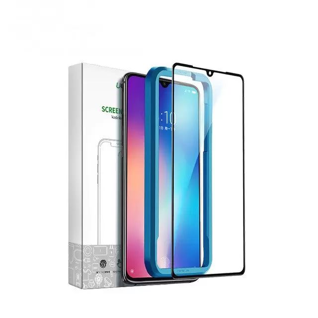 Miếng dán cường lực Xiaomi 8 UGREEN SP124 – Dán tràn viền HD – Độ cứng 9H hống trầy xước, bám vân tay (2 miếng/hộp)