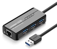 Hub chuyển đổi USB sang USB và RJ45 UGREEN CR103