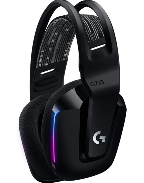 Tai nghe Logitech G733 LIGHTSPEED Wireless RGB Gaming Headset - Black 2.4GHZ (981-000867)