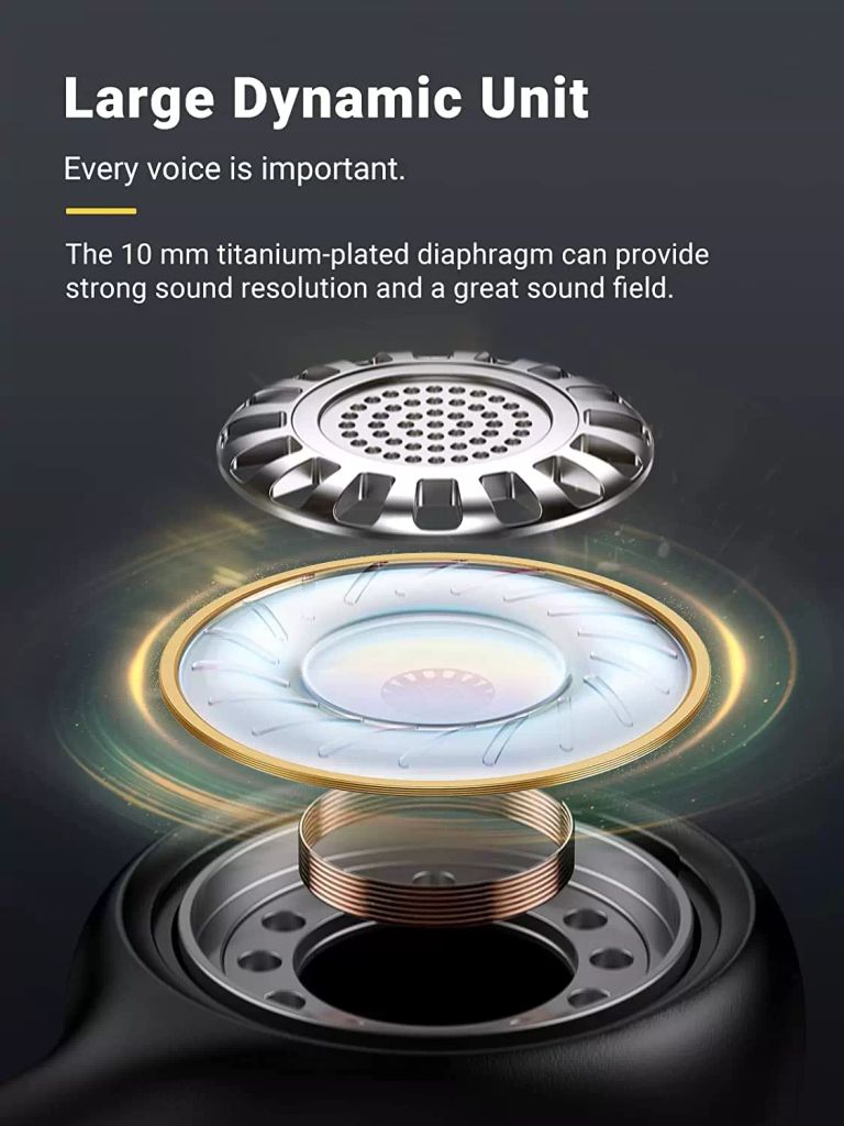 Tai nghe nhét trong có dây UGREEN EP103 Có micrô và điều khiển âm lượng cổng 3.5mm / Lightning / Type C